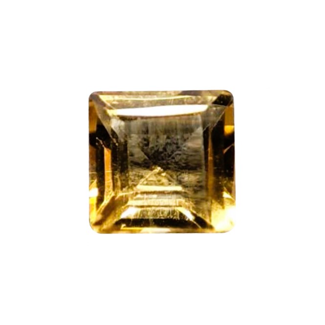 CITRINE CARREE 4 MM